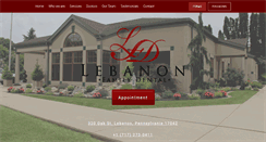 Desktop Screenshot of lebanonfamilydental.com